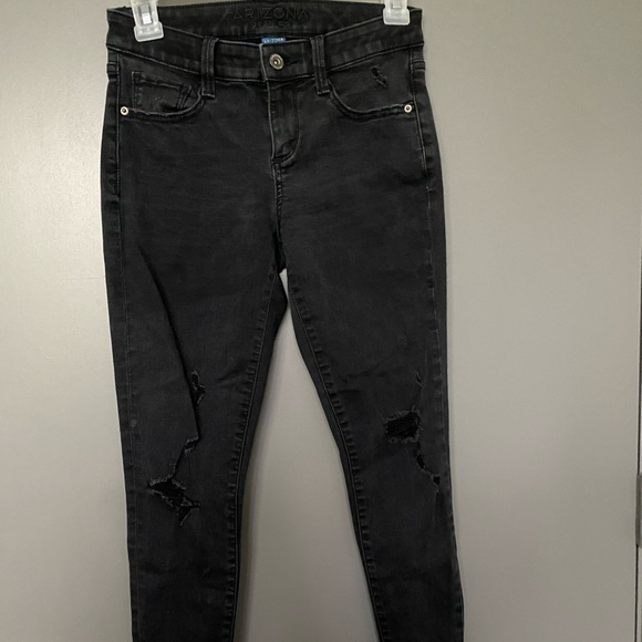 Arizona black ripped Jeggings - Picture 1 of 3